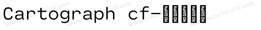 Cartograph cf字体转换